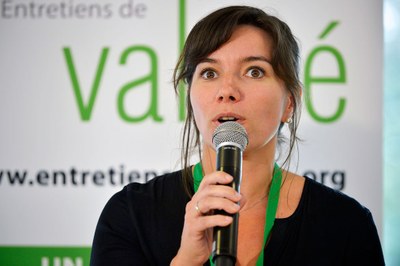 Sarah Dufour, Déjeuner-débat, Valpré, 7 octobre 2014