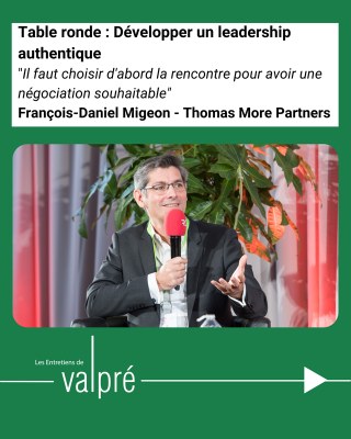 François-Daniel Migeon - Thomas More Partners
